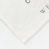 Blush Bear Balloon Girly Monogram Baby Milestone Fleecedecke (Ecke)