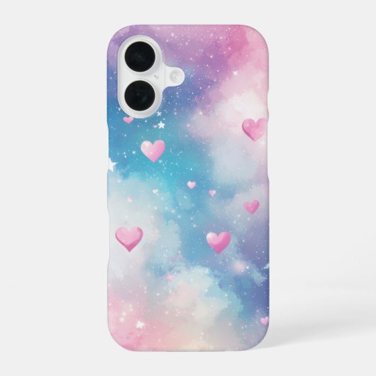 Blush Bear Pile iPhone 16 Hülle (Rückseite)