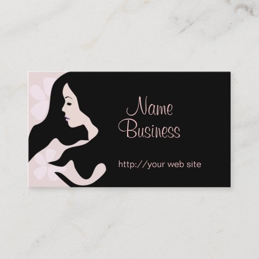 Blush Beauty Business Card Visitenkarte (Vorderseite)