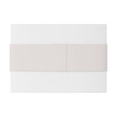 Blush Beige Pampas Boho Wedding Einladungsbanderole (Rückseitenbeispiel)