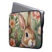 Blush Blogs and Bunny Dreams Electronics Bag Laptopschutzhülle (Vorderseite Links)