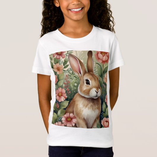 Blush Blogs and Bunny Dreams Kinder T - Shirt (Vorderseite)