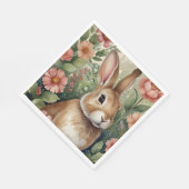 Blush Blogs and Bunny Dreams Paper Napkin Serviette (Ecke)