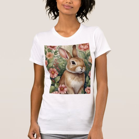 Blush Blogs and Bunny Dreams T - Shirt (Vorderseite)