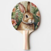 Blush Blogs und Bunny Dreams Ping Pong Paddle Tischtennis Schläger (Vorderseite)