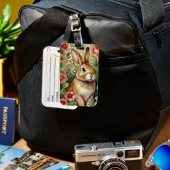 Blush Blogs und Bunny Luggage Tag Gepäckanhänger