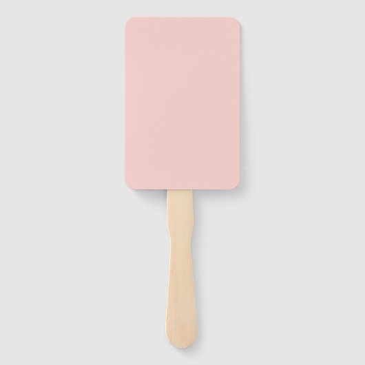 Blush Blom Hochzeitsprogramm Fan Fächer (Rückseite)