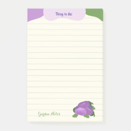 Blush & Bloom Aubergine-Kollektion – Ivory Glow Post-it Klebezettel