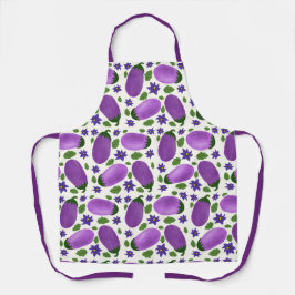 Blush & Bloom Aubergine-Kollektion – Ivory Glow Schürze