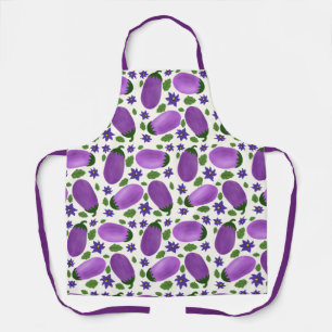 Blush & Bloom Aubergine-Kollektion – Ivory Glow Schürze