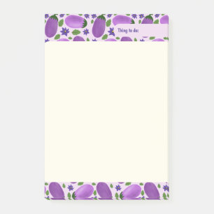Blush & Bloom Aubergine-Kollektion – Sanftes Lila Post-it Klebezettel