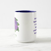 Blush & Bloom Auberginen-Kollektion Tasse (Zentrum)