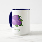 Blush & Bloom Auberginen-Kollektion Tasse (Vorderseite Links)