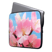 Blush Bloom Cherry Blossom Laptopschutzhülle (Vorderseite Links)
