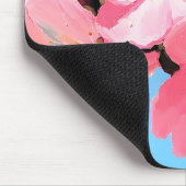 Blush Bloom Cherry Blossom Mousepad (Ecke)