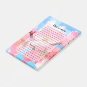 Blush Bloom Cherry Blossom Post-it Klebezettel (angewinkelt)