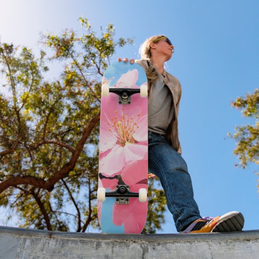 Blush Bloom Cherry Blossom Skateboard (Außenbereich 1)