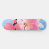 Blush Bloom Cherry Blossom Skateboard (Horizontal)