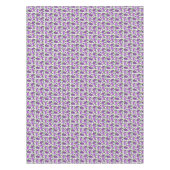 Blush & Bloom Eggplant Collection – Ivory Glow Tischdecke (Vorderseite)