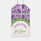 Blush & Bloom Eggplant Collection – Soft Lilac Geschenkanhänger (Rückseite)