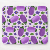 Blush & Bloom Eggplant Collection – Soft Lilac Mousepad (Vorne)
