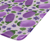 Blush & Bloom Eggplant Collection – Soft Lilac Schneidebrett (Ecke)