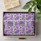 Blush & Bloom Eggplant Collection – Soft Lilac Seidenpapier (Geschenk)