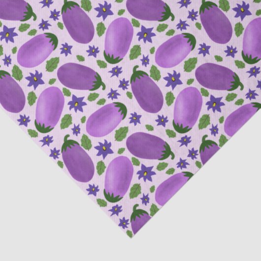 Blush & Bloom Eggplant Collection – Soft Lilac Seidenpapier (Detail)