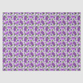 Blush & Bloom Eggplant Collection – Soft Lilac Seidenpapier (Vorderseite)