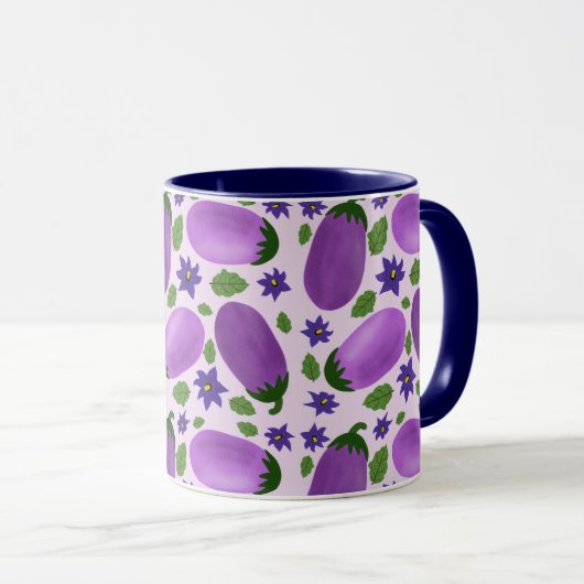 Blush & Bloom Eggplant Collection – Soft Lilac Tasse (VorderseiteRechts)