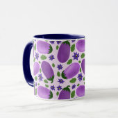 Blush & Bloom Eggplant Collection – Soft Lilac Tasse (Vorderseite Links)