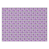 Blush & Bloom Eggplant Collection – Soft Lilac Tischdecke (Vorderseite (Horizontal))