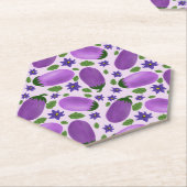 Blush & Bloom Eggplant Collection – Soft Lilac Untersetzer (angewinkelt)