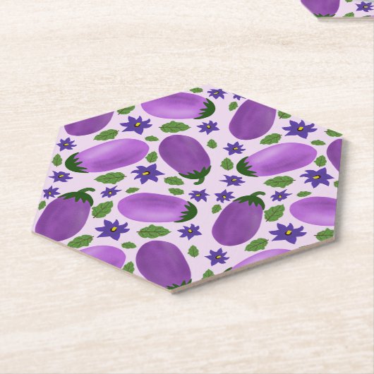 Blush & Bloom Eggplant Collection – Soft Lilac Untersetzer (angewinkelt)