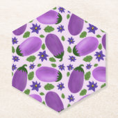 Blush & Bloom Eggplant Collection – Soft Lilac Untersetzer (Vorderseite)