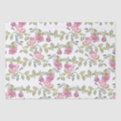 Blush Bloom Elegante Seidenpapier (Vorderseite)