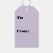 Blush Bloom Exotic Blätter Blume Geschenkanhänger (Rückseite)