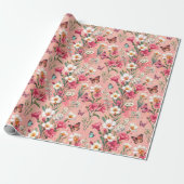 Blush Bloom Garden Geschenkpapier (Ungerollt)