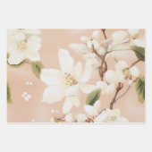"Blush Bloom Gift Wrap" Geschenkpapier Set (Vorderseite 3)