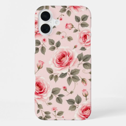 Blush Bloom iPhone Hülle (Rückseite)
