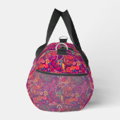 Blush Bloom: Künstlerisches rosa Gartenmuster Duffle Bag (Rechts)
