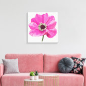 Blush Bloom Leinwanddruck (Insitu (Wohnzimmer))