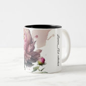 Blush Bloom Mug- A Whisper of Calm by Lumina & Ash Zweifarbige Tasse (VorderseiteRechts)