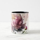Blush Bloom Mug- A Whisper of Calm by Lumina & Ash Zweifarbige Tasse (Mittel)