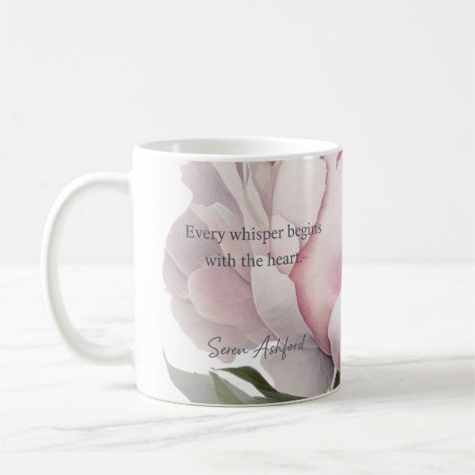 Blush bloom Mug_ Peony Kaffeetasse (Links)
