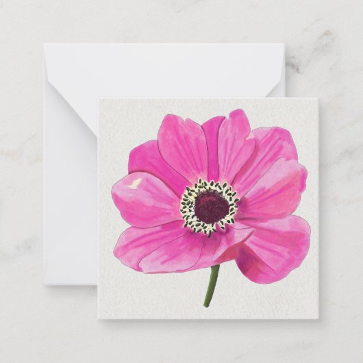 Blush Bloom Notecard  Mitteilungskarte (Vorderseite)