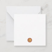 Blush Bloom Notecard  Mitteilungskarte (Rückseite)