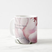 Blush bloom Tasse_ Pfingstrose Kaffeetasse (Vorderseite Links)