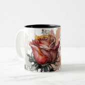 Blush Bloom Tasse _ Rose (Vorderseite Links)