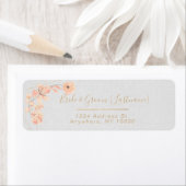 Blush & Bloomfarben Floral & Gold Rückkehr (Insitu)